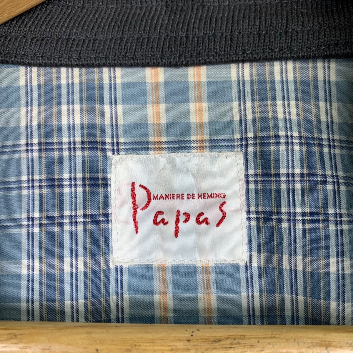 Japanese Brand PAPAS SPORTS Casual Bomber Jacket #1105-C50 Size US L / EU 52-54 / 3 - 16 Thumbnail
