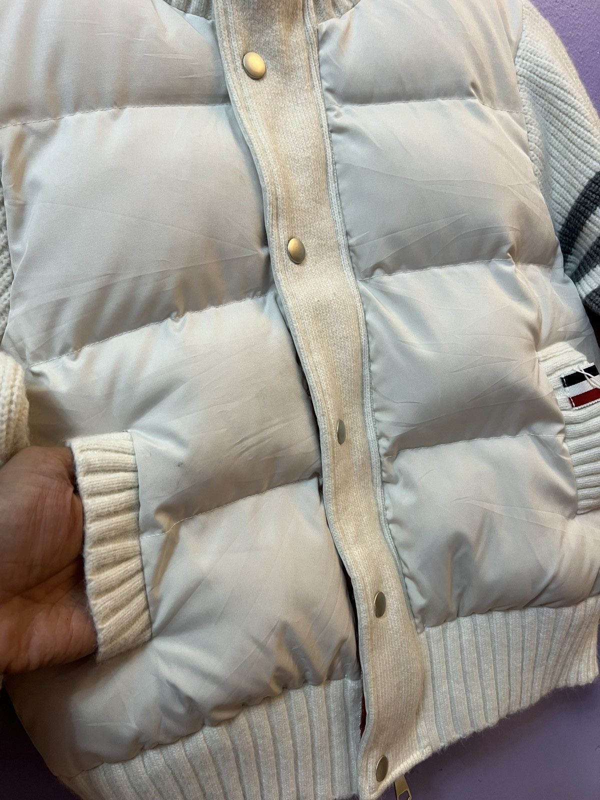 Thom Browne 🇯🇵 Thom Browne New York Down Puffer Knit Jacket Size S / US 4 / IT 40 - 2 Thumbnail