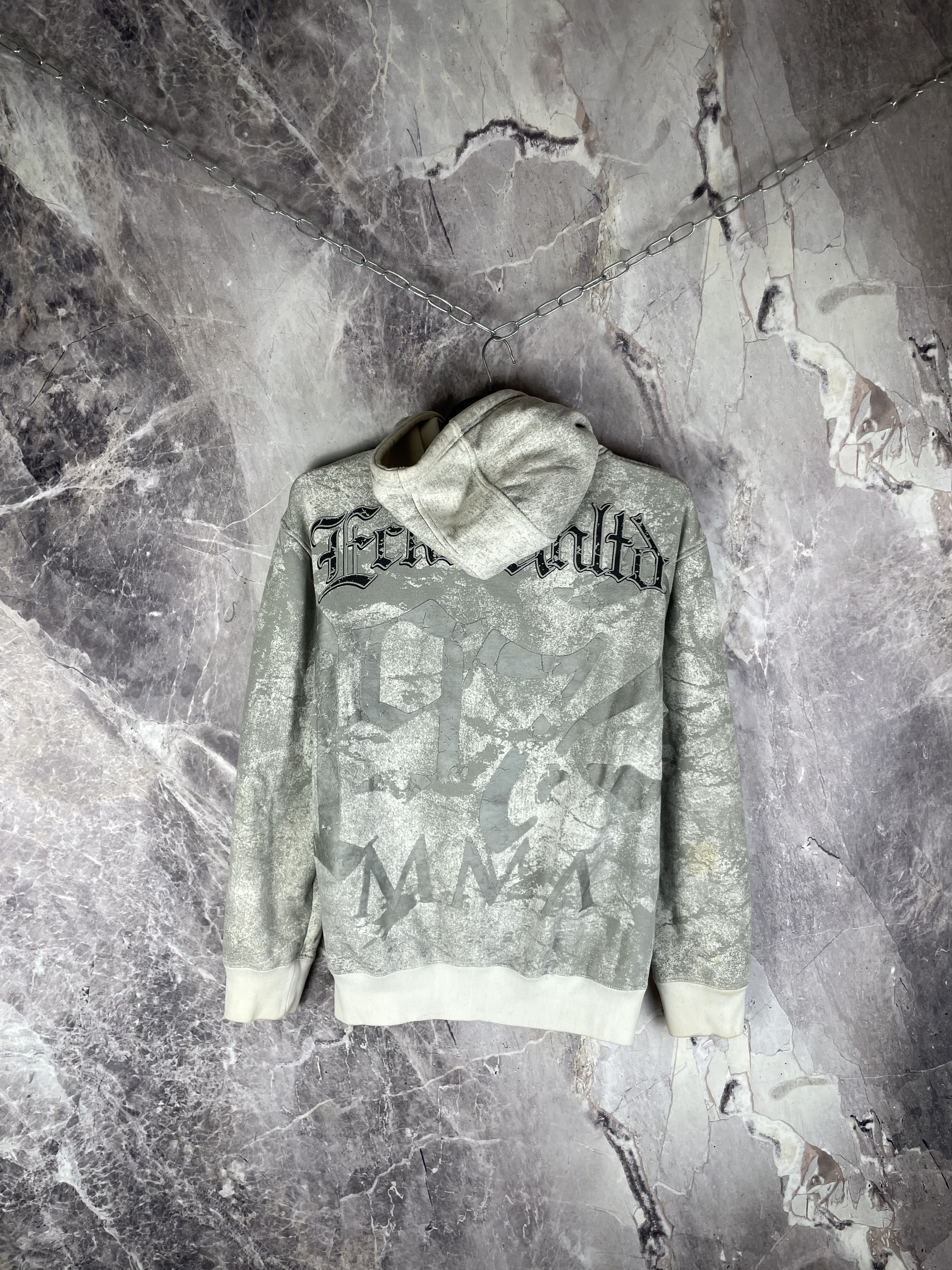 Ecko Unltd. CRAZY ECKO UNLTD FULL PRINTED VINTAGE ZIP UP BOXY HOODIE Size US M / EU 48-50 / 2 - 8 Thumbnail