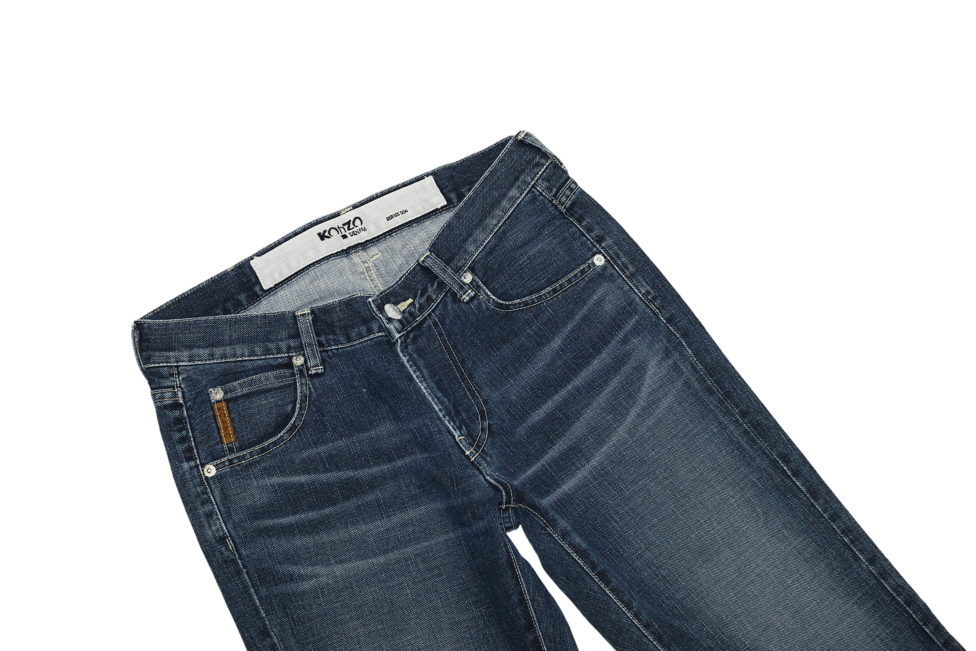 Japanese Brand KohZo Denim Series 004 Low waist faded blue Flared Jeans Size US 29 - 3 Thumbnail
