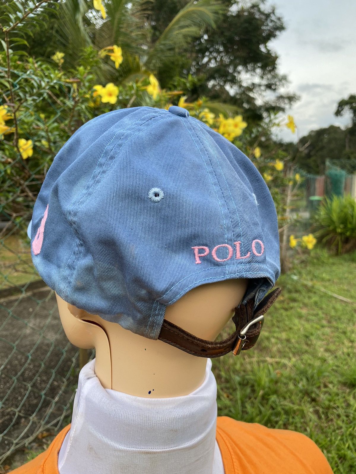 Vintage ❗️Distressed ❗️Vintage Polo Ralph Lauren Big Pony Logo Size ONE SIZE - 7 Thumbnail
