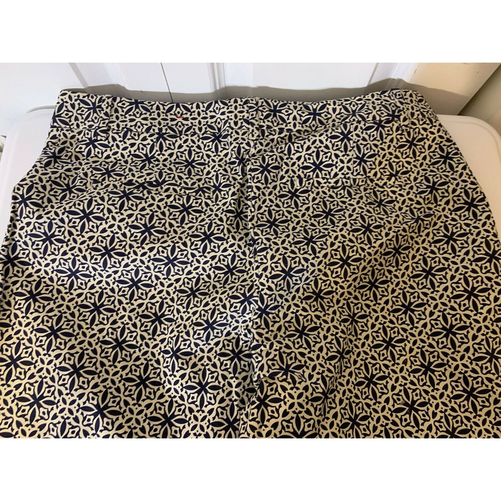 Other TALBOTS Black White Paisley Women Sz 10 Pants Size 32" / US 10 / IT 46 - 7 Thumbnail