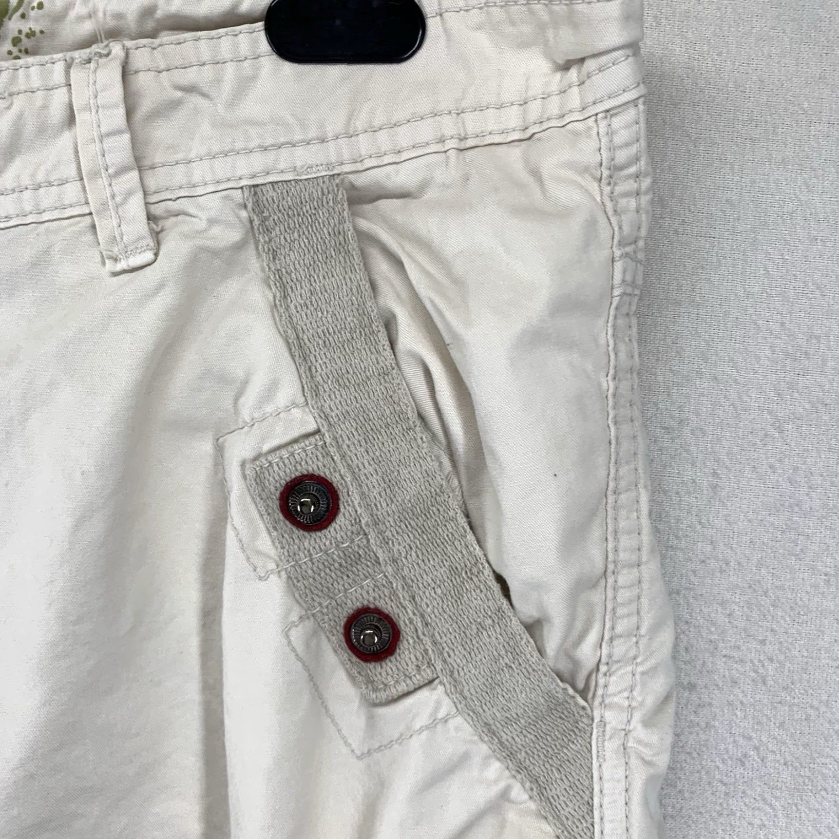 Vintage Galaxy by Harvic Mens Cargo Shorts 34 Beige Lightweight 10" Inseam Pockets Retro 90s Size US 34 / EU 50 - 7 Thumbnail