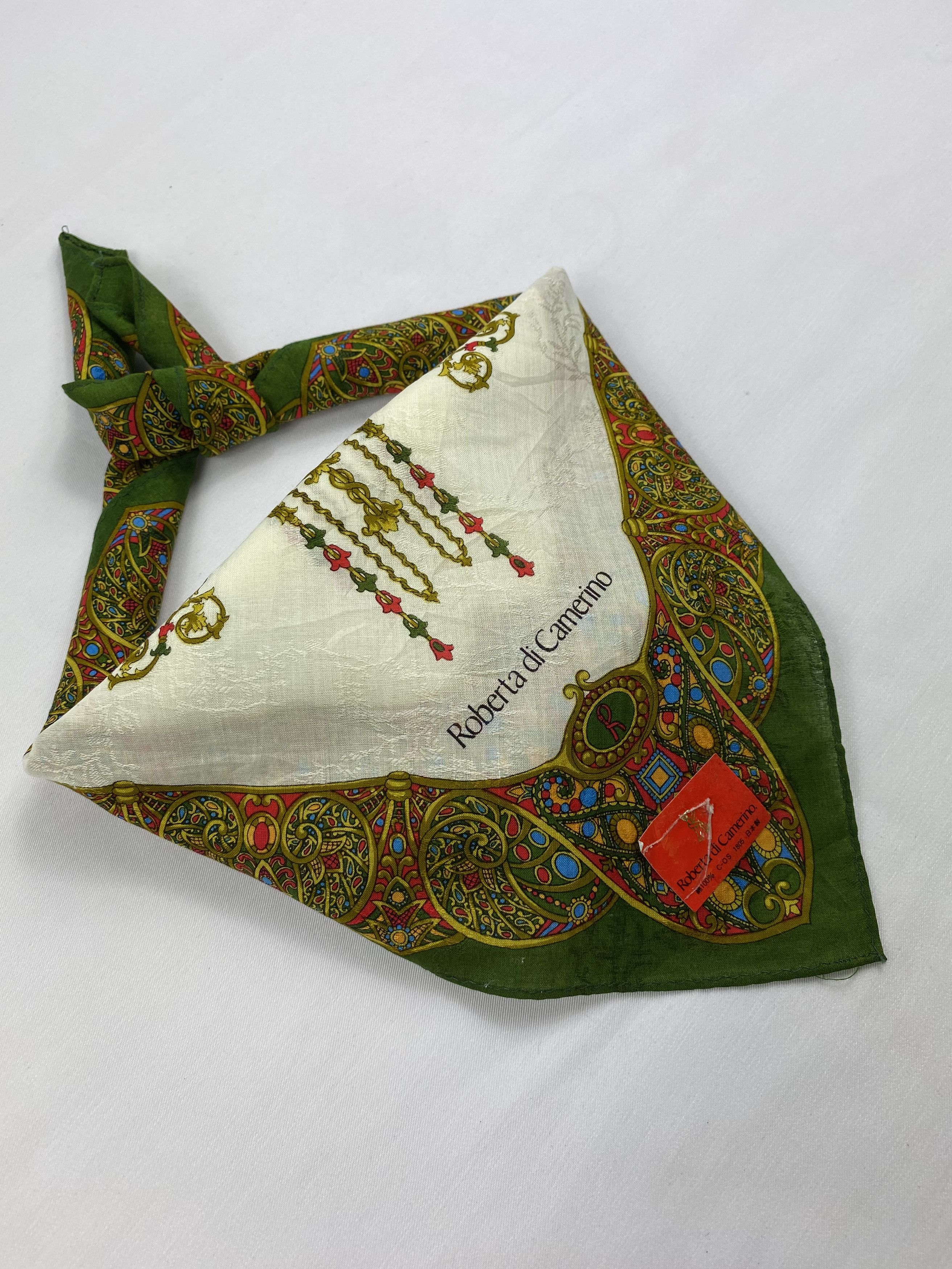 Roberta di Camerino × Vintage Roberta Di Camerino Handkerchief / Bandana / Neckerchief Size ONE SIZE - 2 Thumbnail