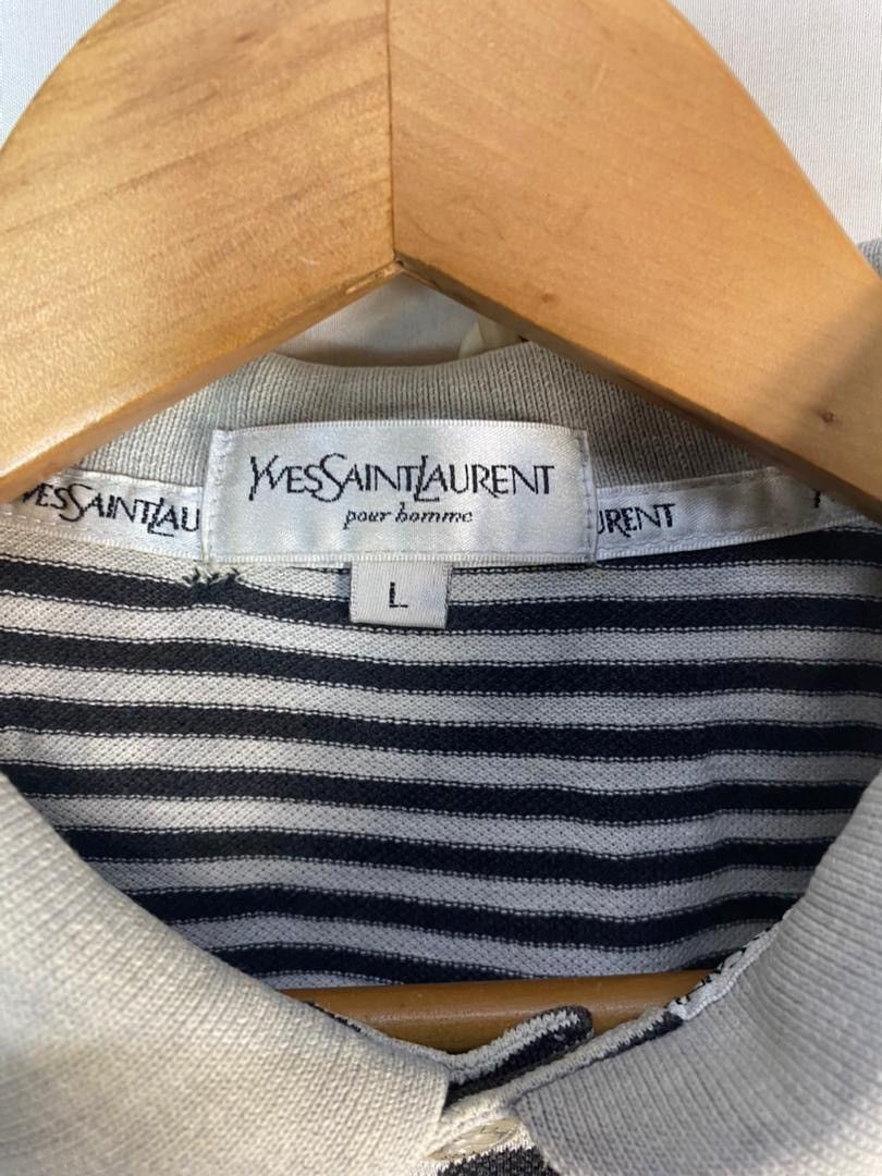 Yves Saint Laurent Best price 🔥Ysl stripe polo shirt Size US L / EU 52-54 / 3 - 7 Thumbnail
