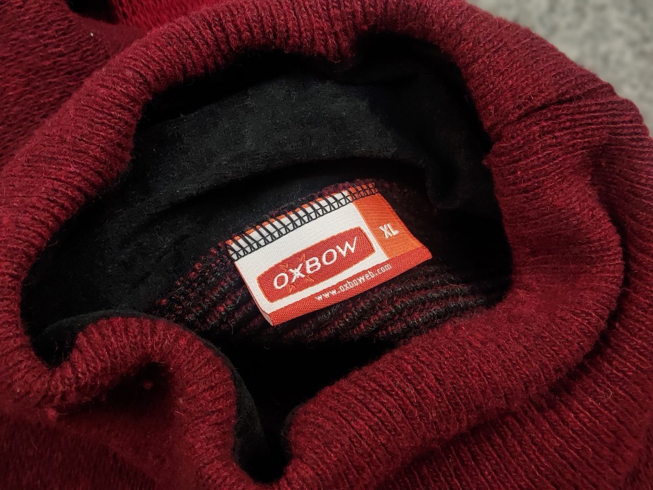 Oxbow OxBow Logo Vintage Oversized Red Knit Jumper Sweater Size US XL / EU 56 / 4 - 16 Thumbnail