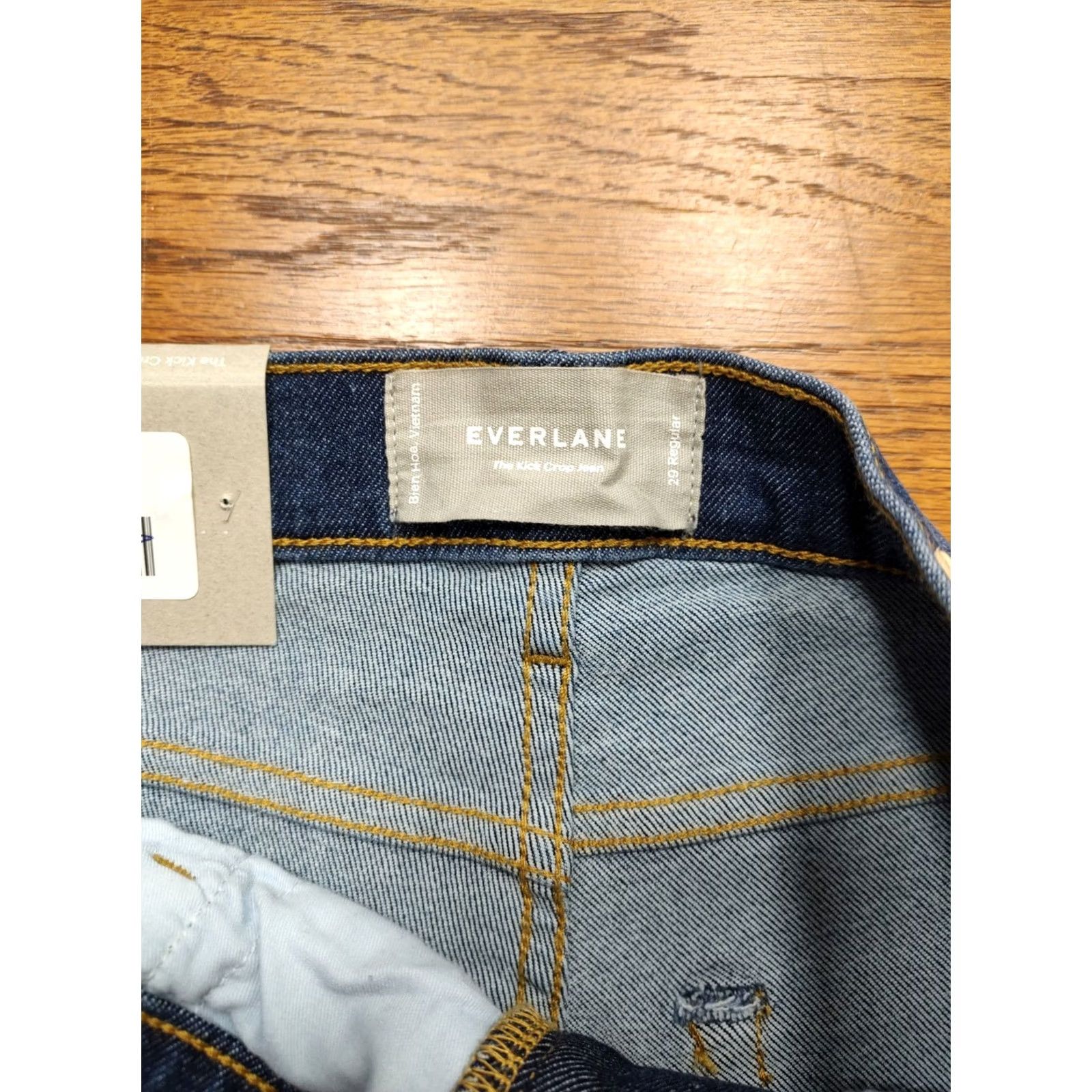 Everlane Everlane Jeans NWT The Kick Crop Mid-Rise Stretch Blue Wash 29 Regular Jeans Cropped 5-Pocket Womens Boys Womens 90s Bohemian City Veg? Size 29" - 6 Thumbnail
