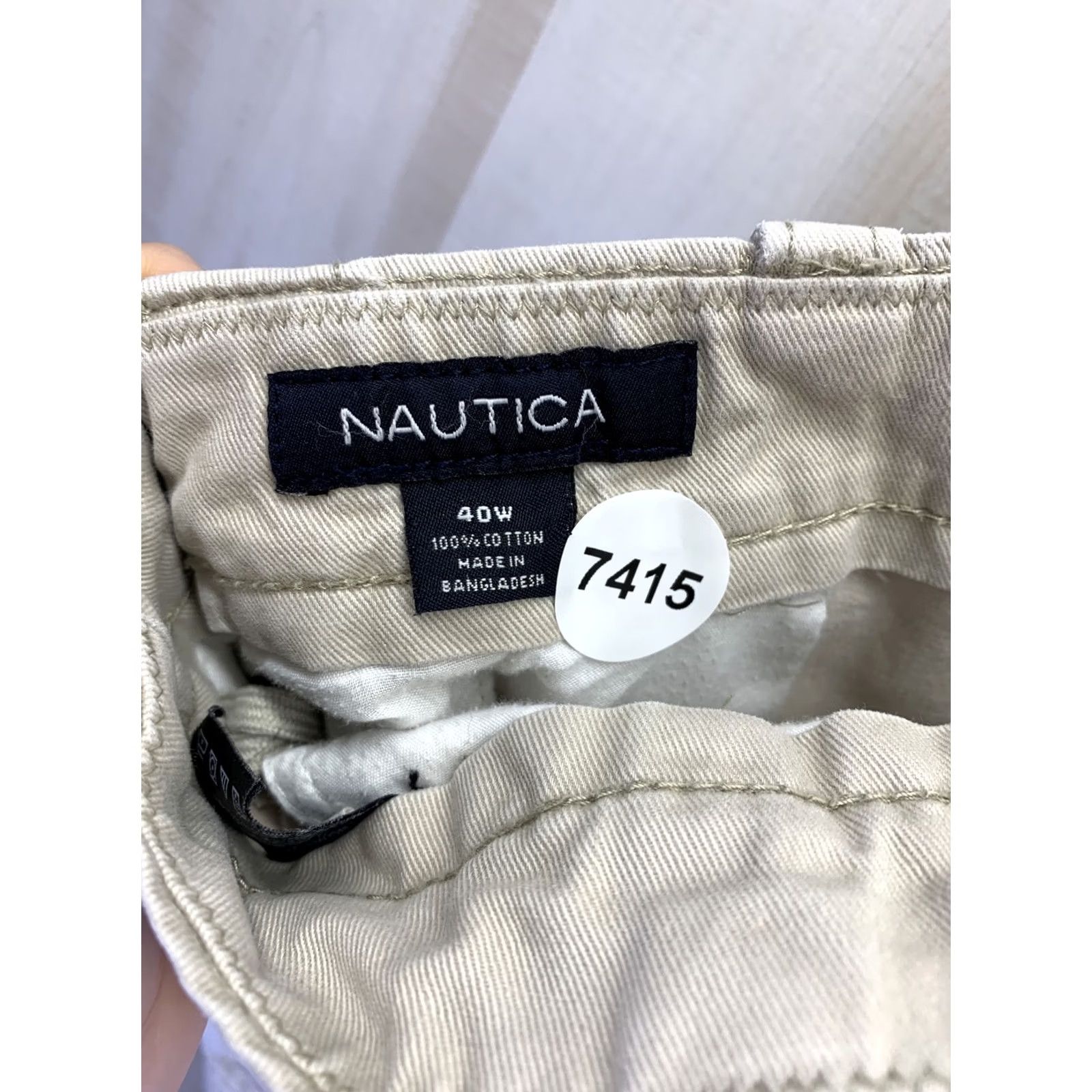 Nautica Nautica Mens Cargo Shorts Cotton Tan Brown 40-7415 Regular Size 40 Spring Summer Fall Cargo Mens Shorts Size US 40 / EU 56 - 6 Thumbnail