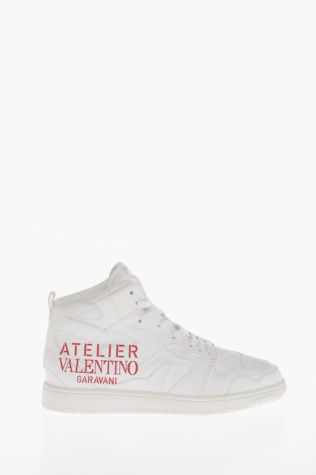 Valentino o1y0525 Logo Hi-Top Sneakers in White Size US 12.5 / EU 45-46 - 1 Thumbnail