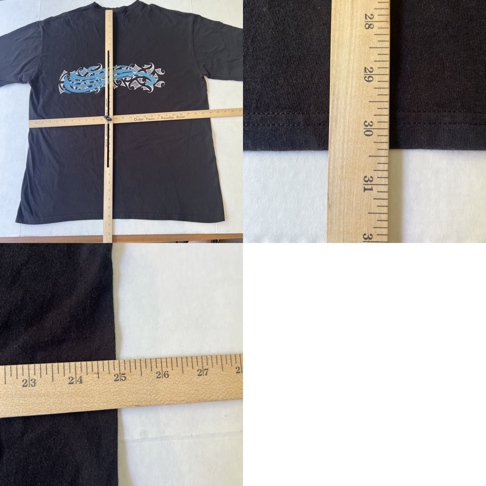Vintage VINTAGE Crazy Shirts Surfer Shirt 2XL Black Graphic Print Adult Mens Short Sleeve T-Shirt Size US XXL / EU 58 / 5 - 8 Thumbnail