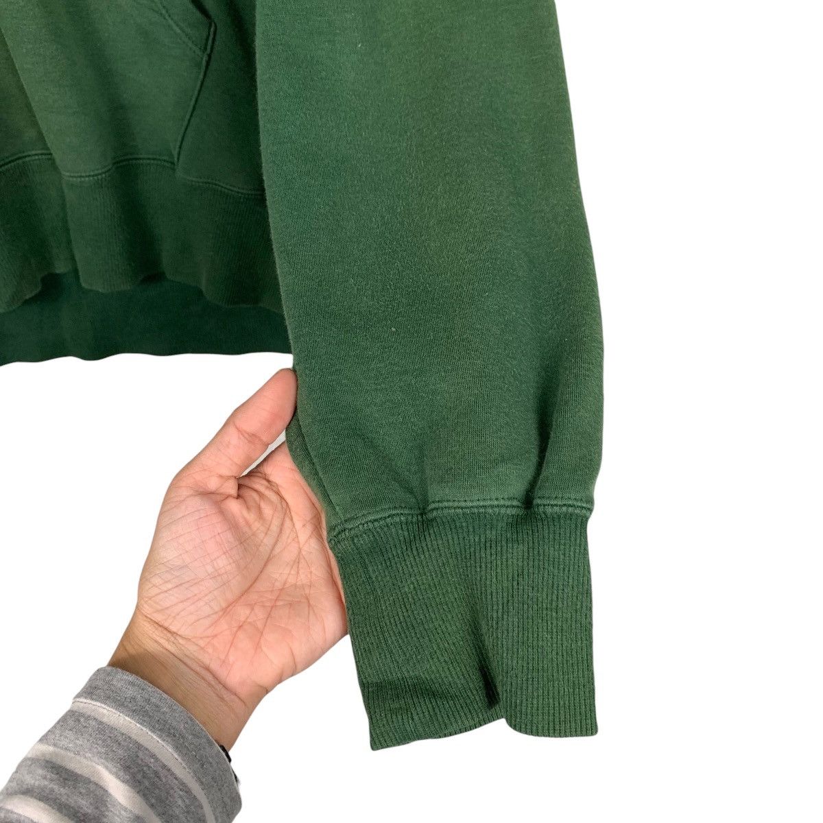 Lee Lee Small Logo Pullover Green Hoodie Size US L / EU 52-54 / 3 - 12 Thumbnail