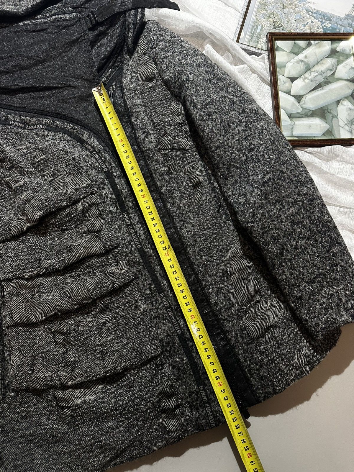 Other Beate Heymann Streetcouture Wool Jackets Textured Hooded Size L / US 10 / IT 46 - 8 Thumbnail