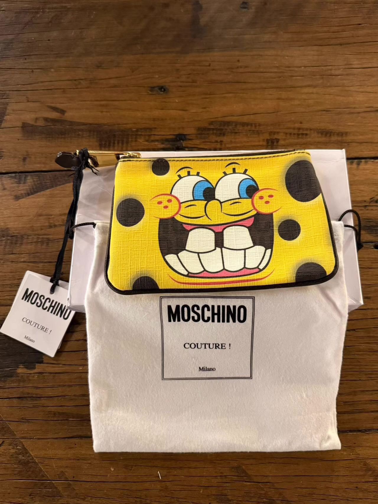 Moschino MOSCHINO 14FW SpongeBob coin purse Ｑ25 Size ONE SIZE - 1 Thumbnail
