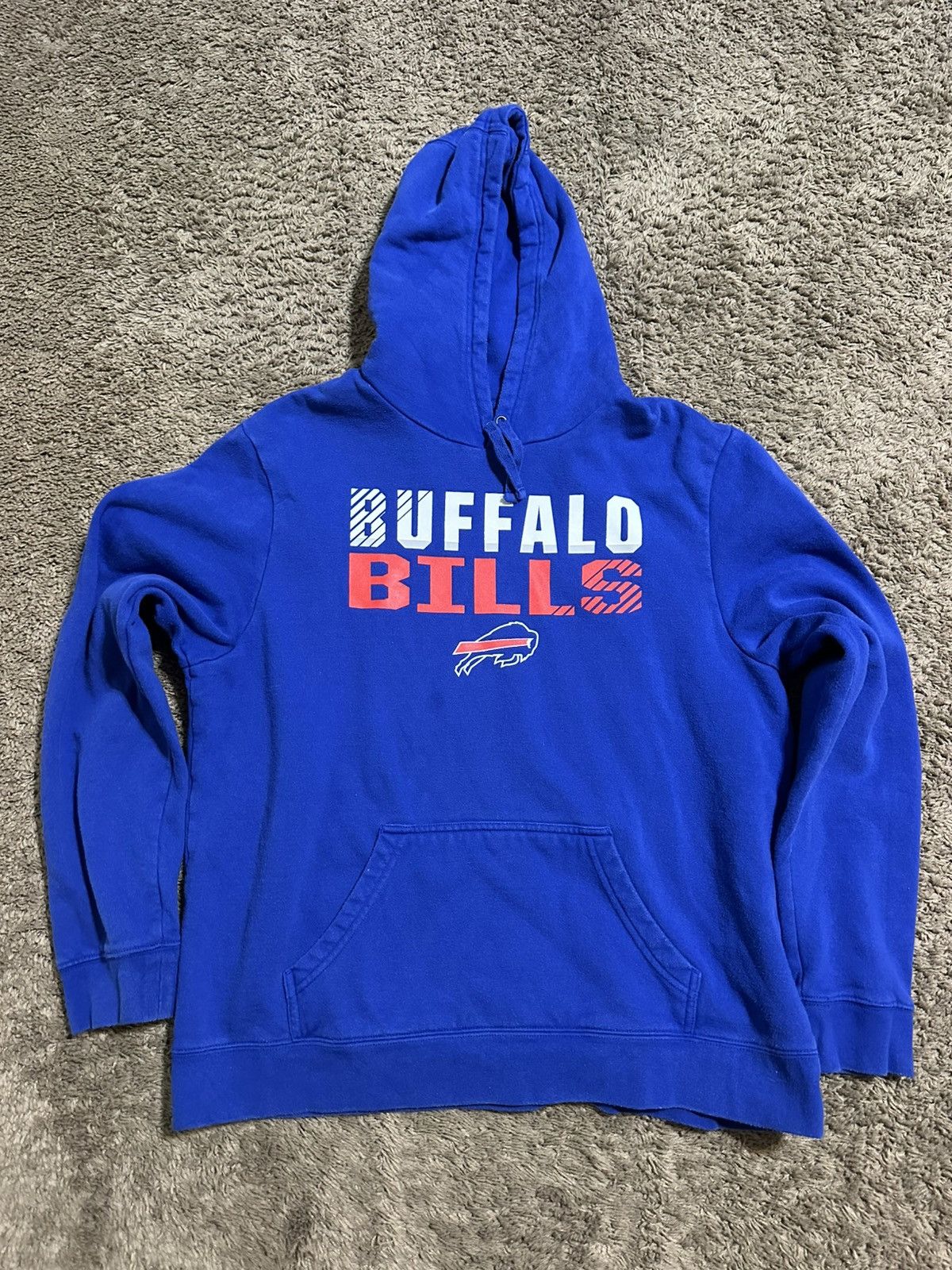 NFL Vintage NFL Buffalo Bills “triple blue” hoodie 00s size xl Size US XL / EU 56 / 4 - 1 Thumbnail