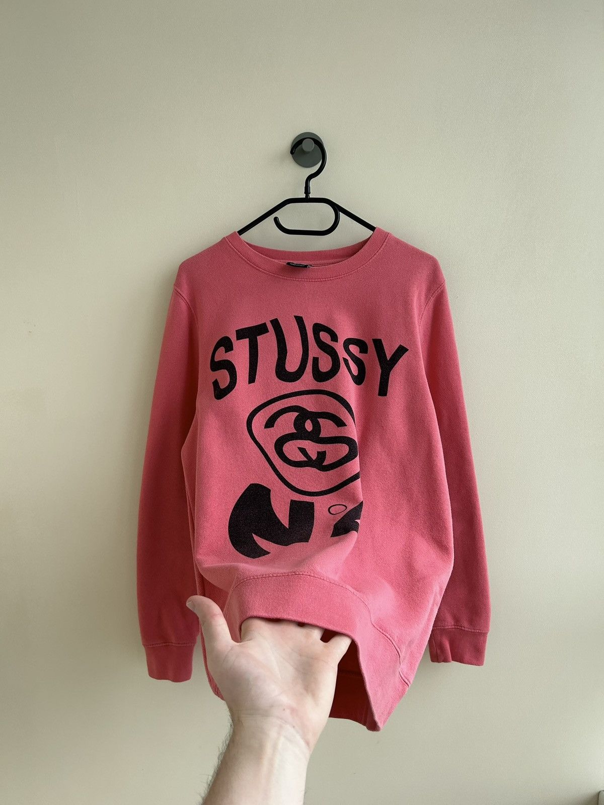Japanese Brand Vintage Stussy Sweatshirt Spell Out Big Logo Japanese N4 Size US M / EU 48-50 / 2 - 6 Thumbnail