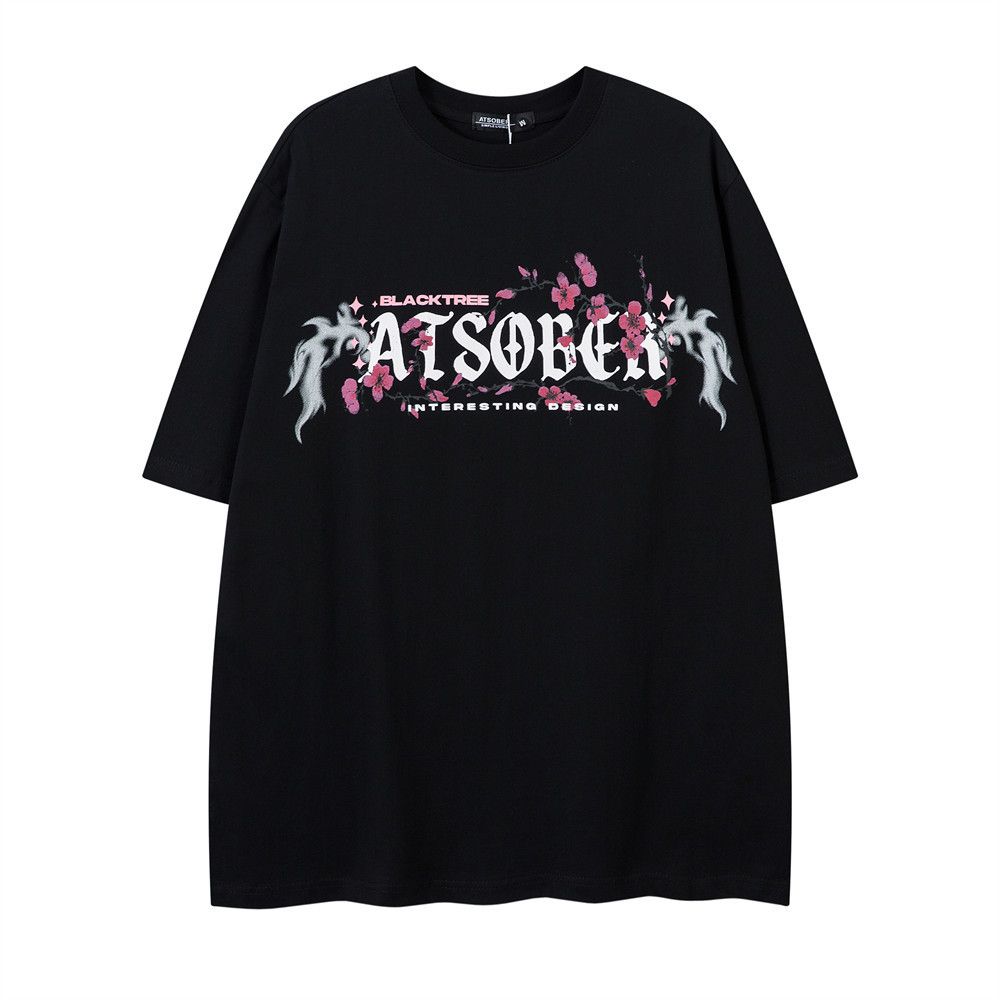 Japanese Brand × Vintage Plum blossom wings print loose casual t-shirt Size US M / EU 48-50 / 2 - 2 Thumbnail