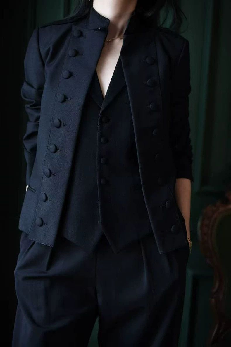 Wacko Maria wacko maria Wool V-neck vest 2503-Nextarrow Size US S / EU 44-46 / 1 - 4 Thumbnail