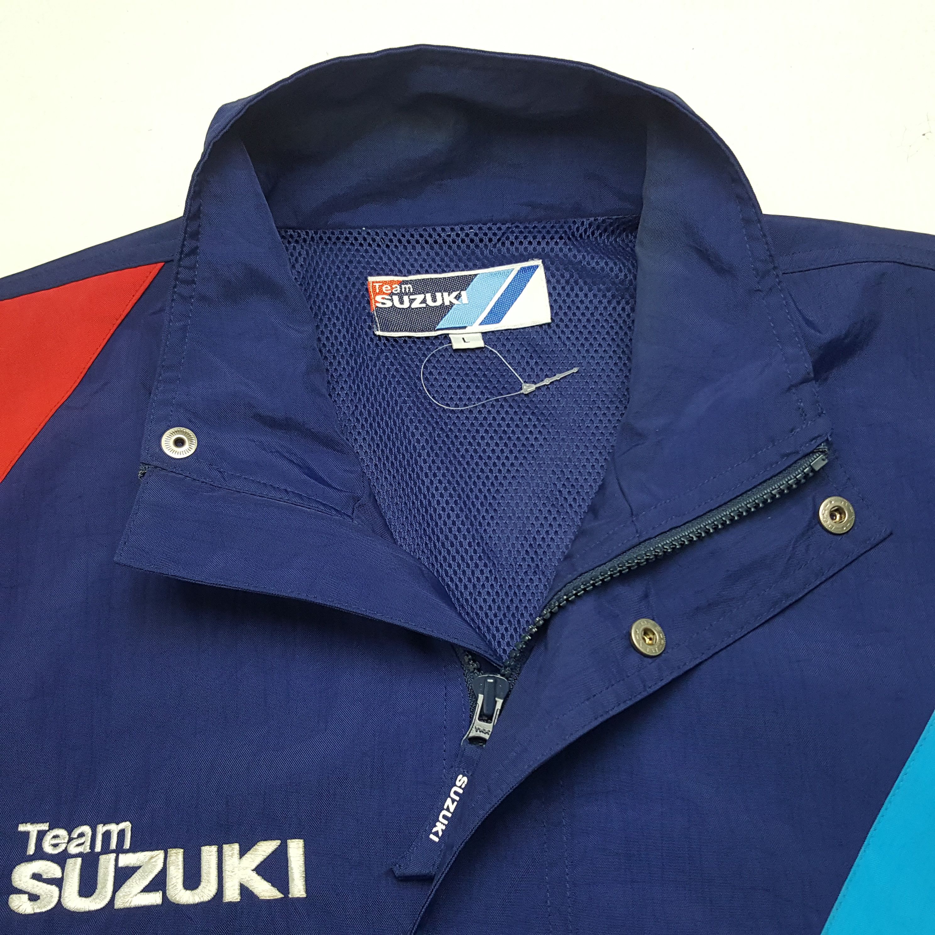 Vintage Vintage Team Suzuki Sport Racing Windbreaker Jacket Size US L / EU 52-54 / 3 - 5 Thumbnail