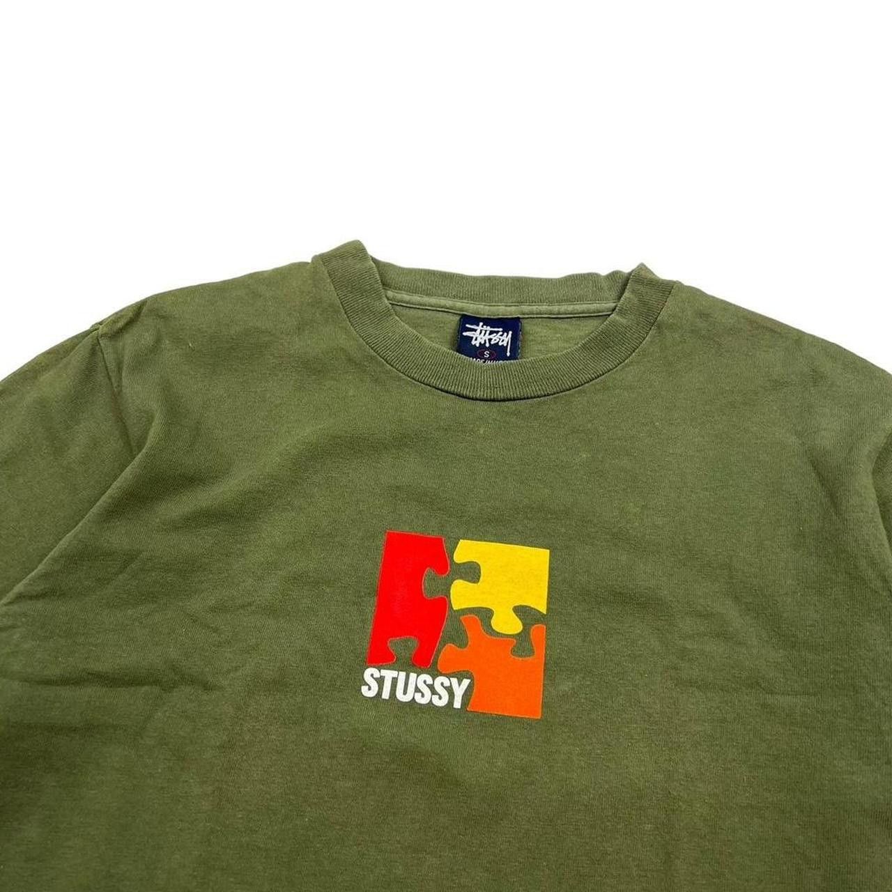 Stussy Vintage 90s Stussy Jigsaw T-Shirt - Small Size US S / EU 44-46 / 1 - 2 Thumbnail