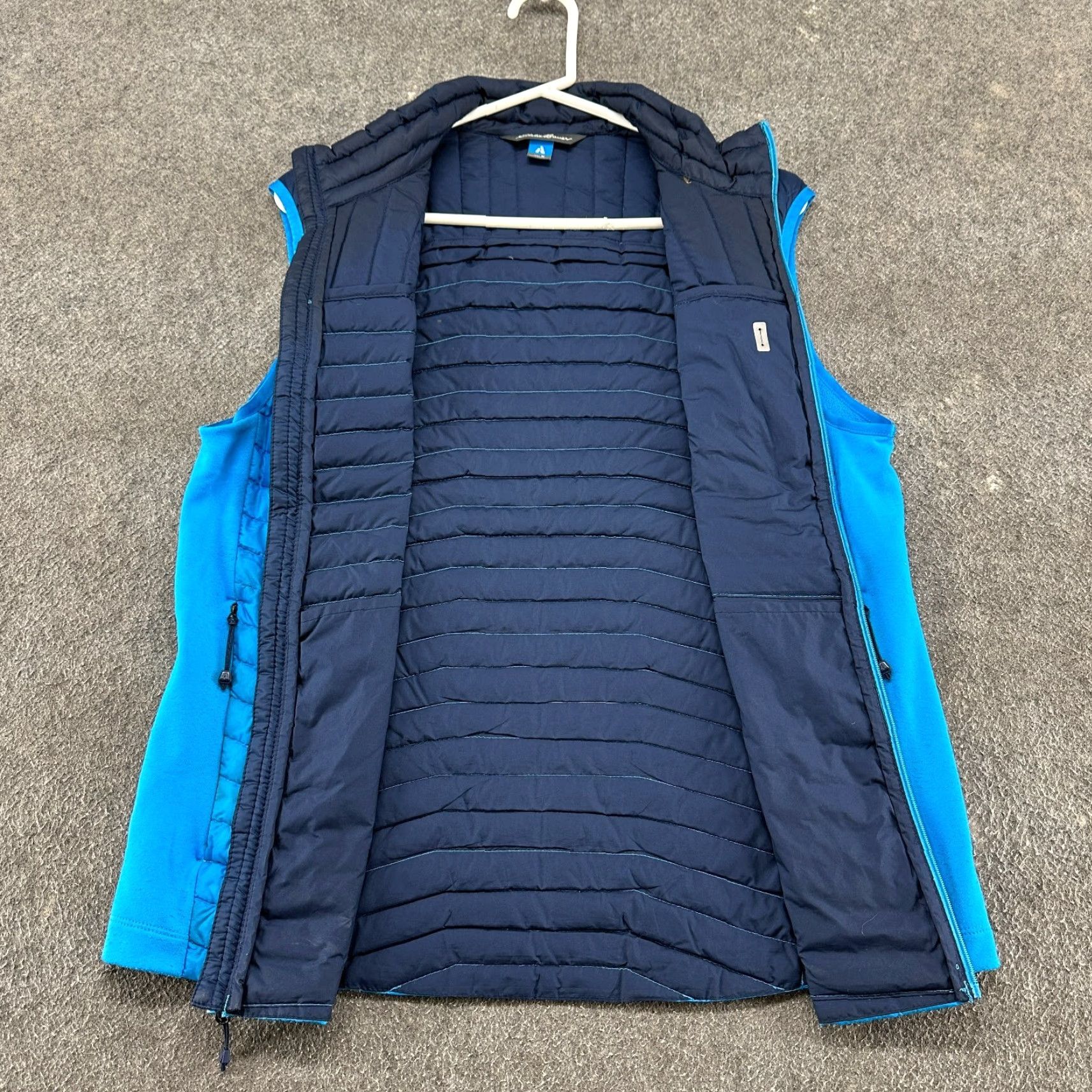 Eddie Bauer Eddie Bauer Vest Mens M Blue Puffer Goose Down 800 Full ZipStorm First Ascent 90s Regular Men Down Size US M / EU 48-50 / 2 - 2 Thumbnail