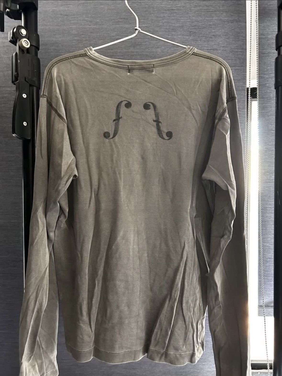 Yohji Yamamoto yohji yamamoto autumn-winter 2006/2007 “f hole” henley Size US L / EU 52-54 / 3 - 3 Thumbnail