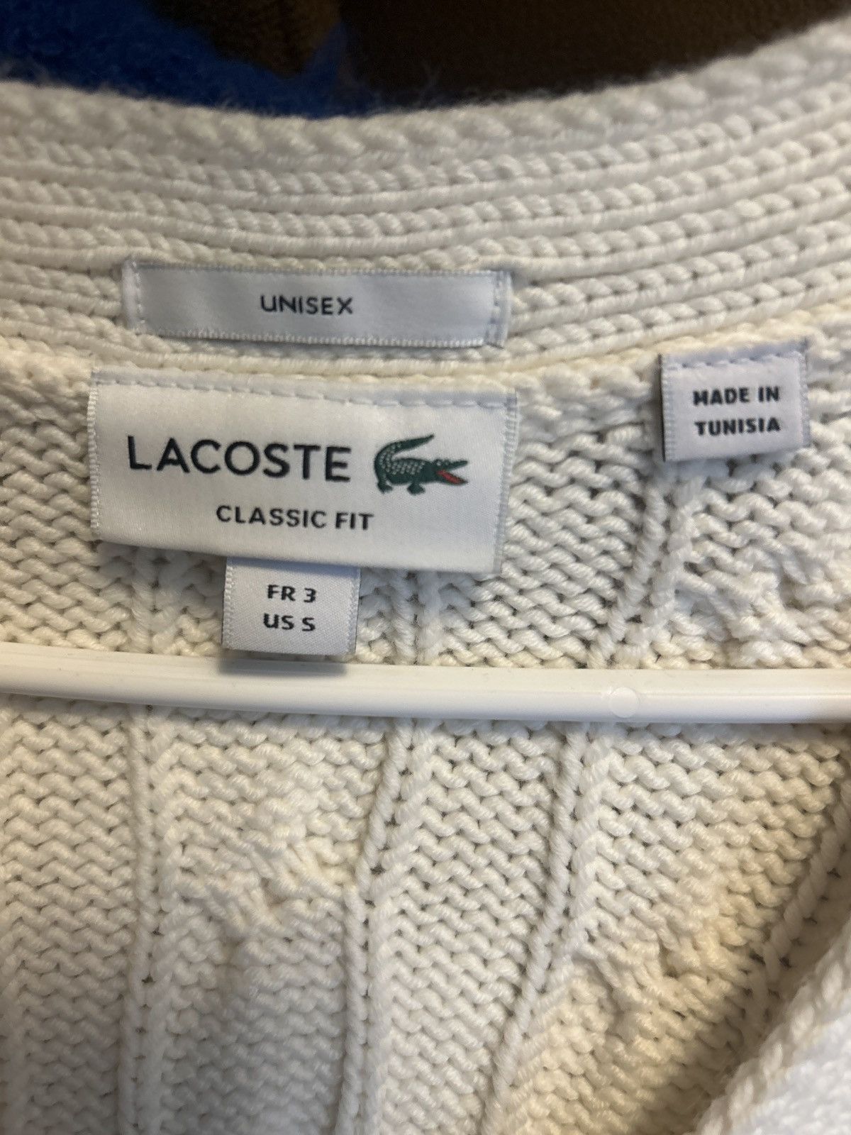 Lacoste Lacoste Embroidered Crocodile Cable Knit Cardigan Size US M / EU 48-50 / 2 - 5 Thumbnail