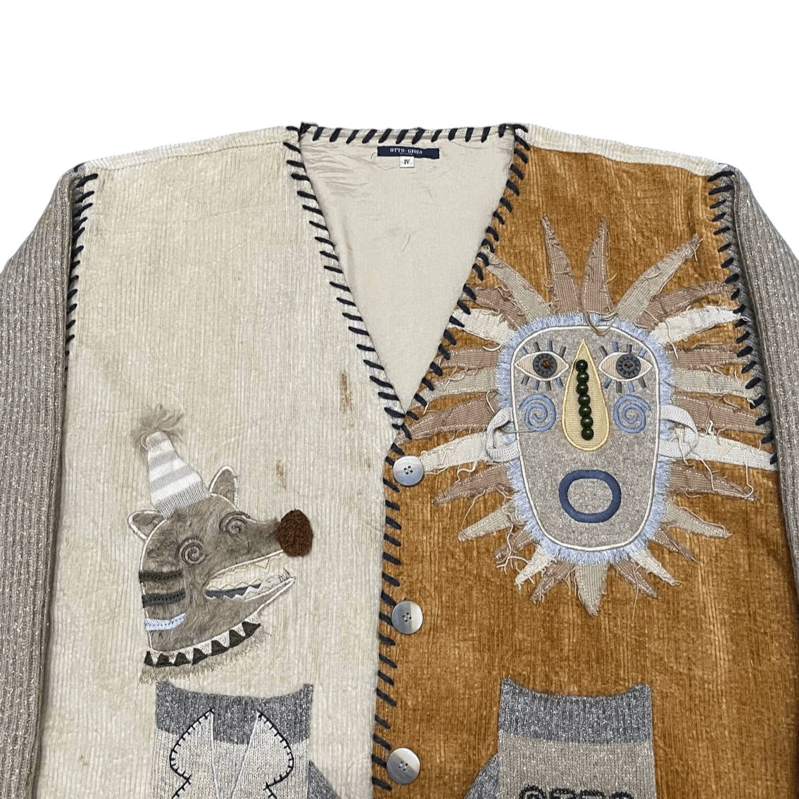 Otto ⭐Rare⭐ Vtg Otto Gioia Cardigan Art Design Inspired Kapital Size US L / EU 52-54 / 3 - 2 Thumbnail