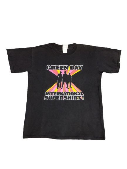 Band Tees 2001 Green Day International Super Shirt Tee Size US L / EU 52-54 / 3 - 1 Thumbnail