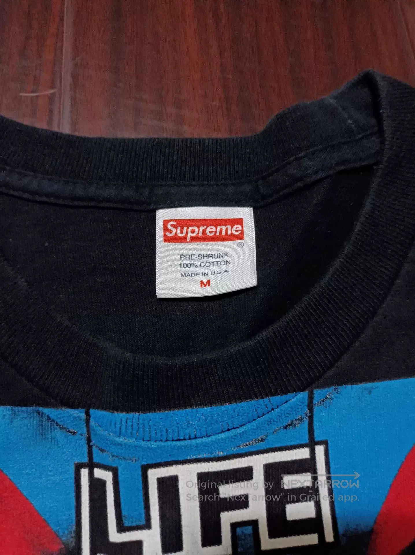 Supreme Supreme SS19 x Gilbert George LIFE Tee. Size US M / EU 48-50 / 2 - 3 Thumbnail