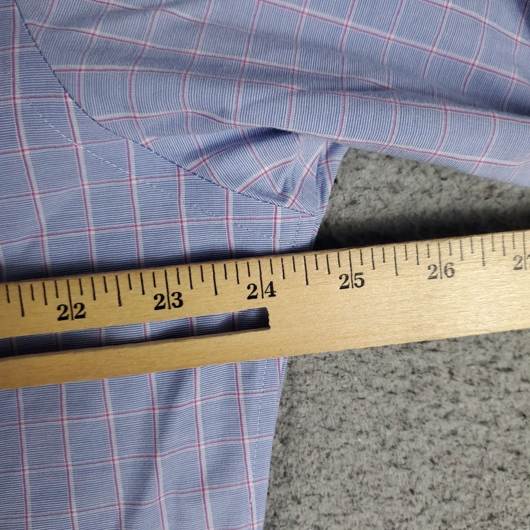 Brooks Brothers VINTAGE Brooks Brothers Dress Shirt Men 17 Blue Plaid Slim Fit Long Sleeve Business Casual Formal Workwear Size 46R - 7 Thumbnail