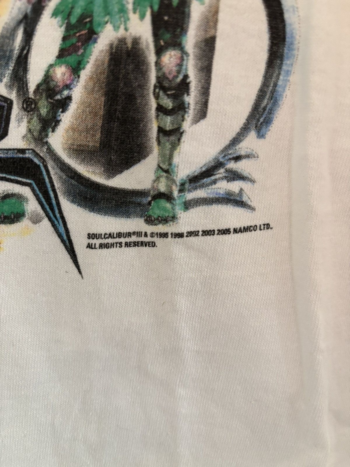 Playstation Vintage 90’s Soul Calibur 3 Video Game Promo Shirt Size US XL / EU 56 / 4 - 4 Thumbnail