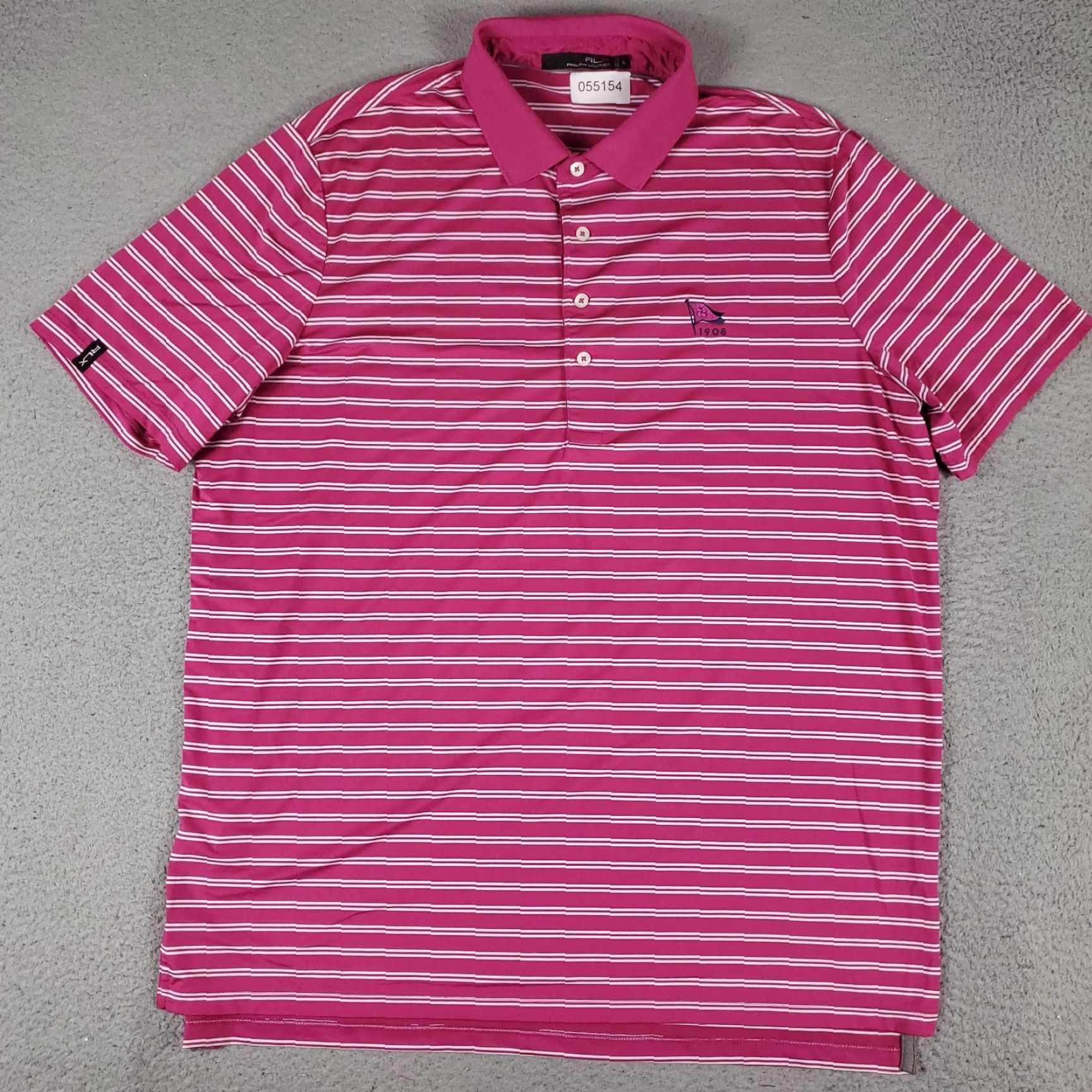 Ralph Lauren Ralph Lauren RLX Polo Shirt Mens XL Pink Striped Golf Casual Short Sleeve Size US XL / EU 56 / 4 - 2 Thumbnail