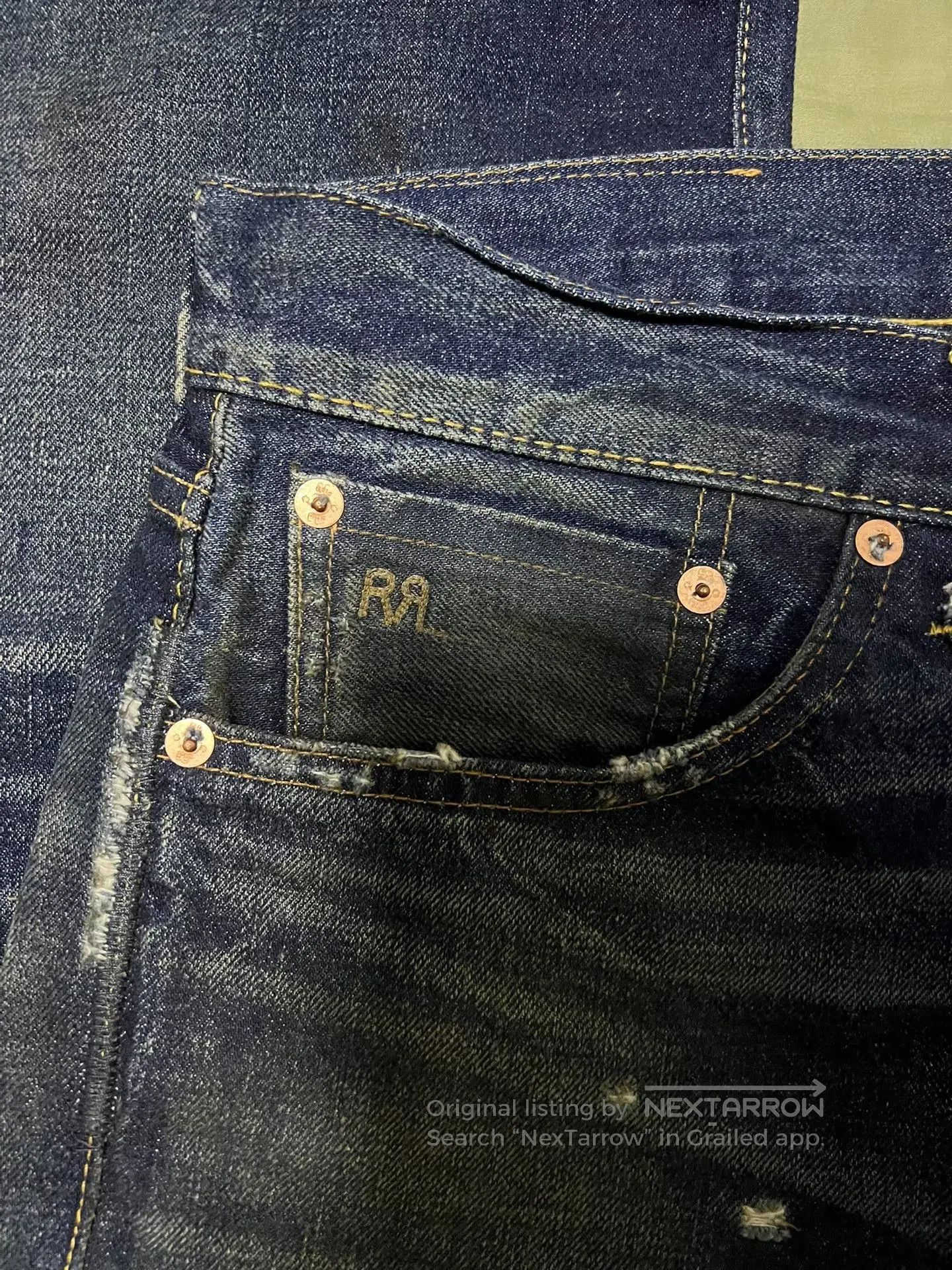 RRL Ralph Lauren RRL Double RL Clay Washed Jeans. Size US 31 - 7 Thumbnail