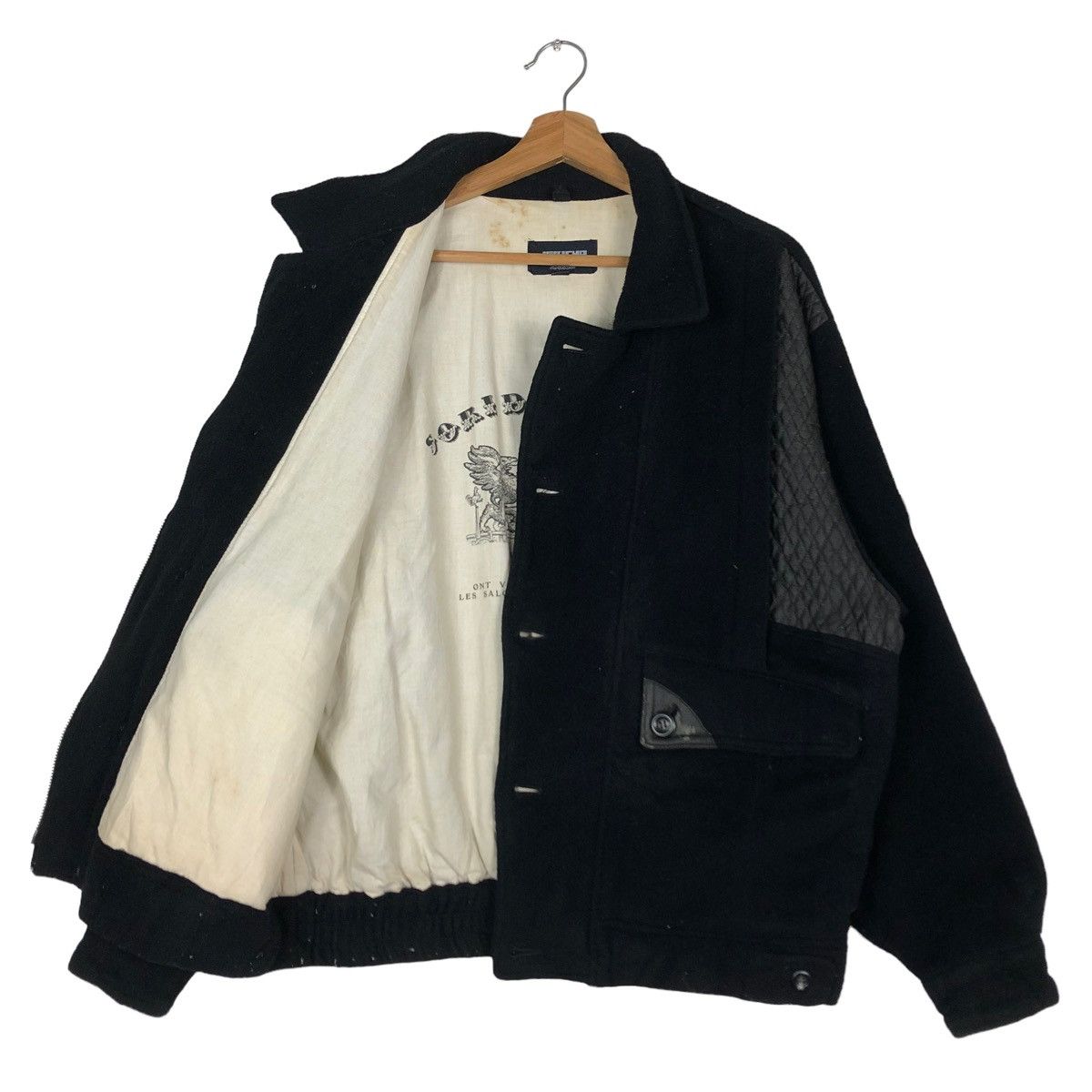 Hysteric Glamour 🔥PARACHUTE BIKER BODNAGE BOMBER JACKET JERICHO BIG LOGO Size US M / EU 48-50 / 2 - 11 Thumbnail