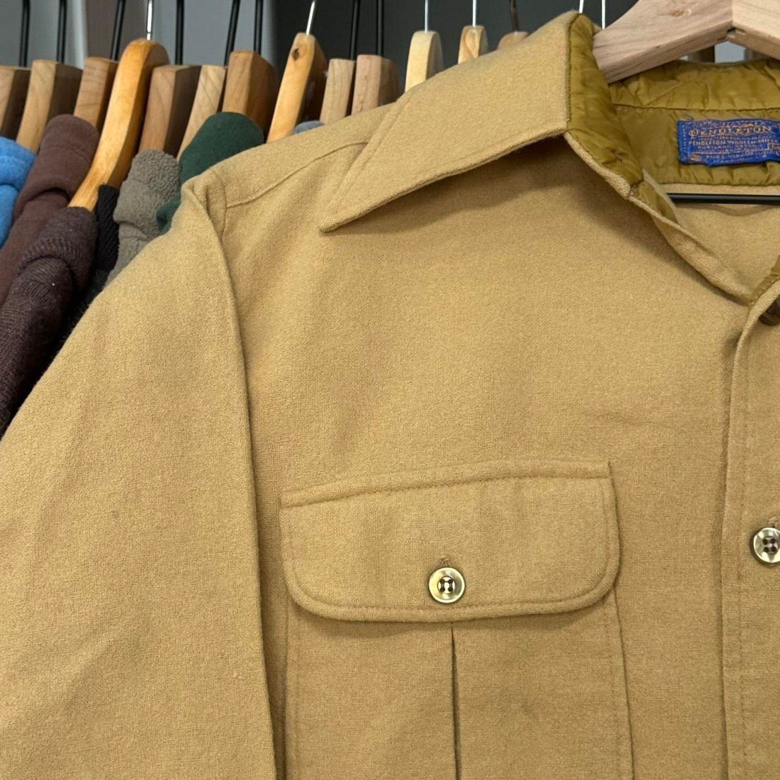 Pendleton Vintage Pendleton Late 60s Board Shirt Flannel Tan Size US M / EU 48-50 / 2 - 5 Thumbnail