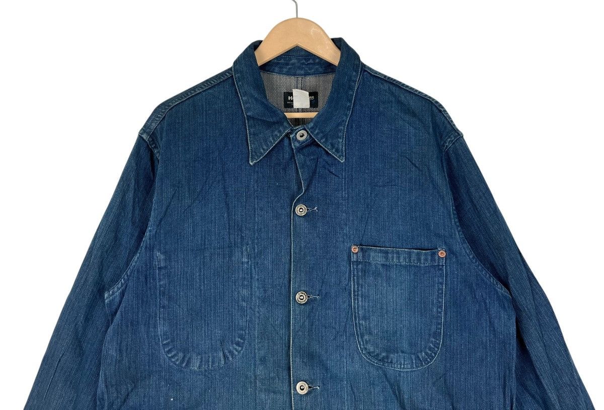 Beams Plus Hard Wear by Beams Chore Denim Jacket Size US L / EU 52-54 / 3 - 3 Thumbnail