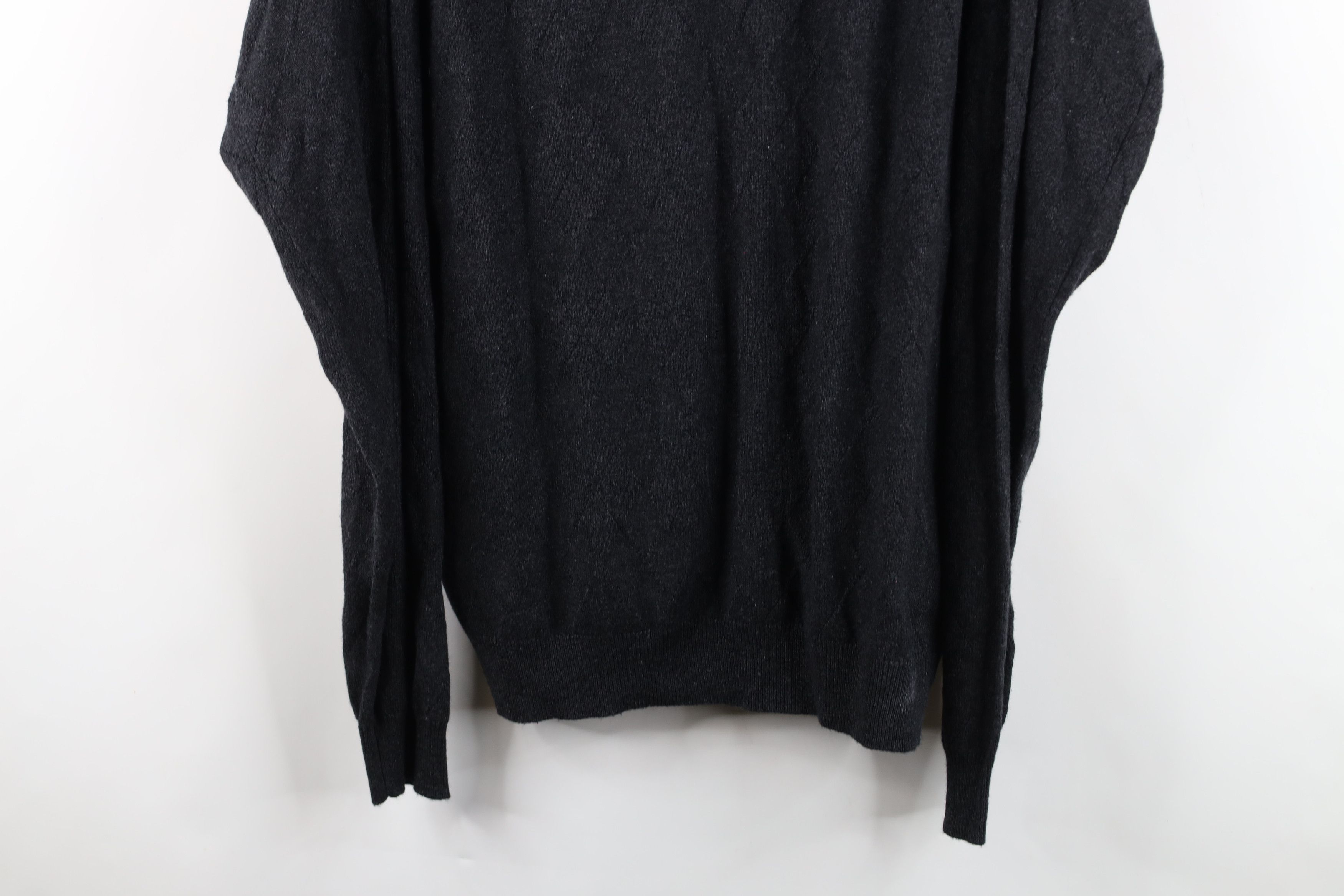 Vintage Vintage Y2K Streetwear Blend Knit Argyle Diamond Sweater Size US XXL / EU 58 / 5 - 3 Thumbnail