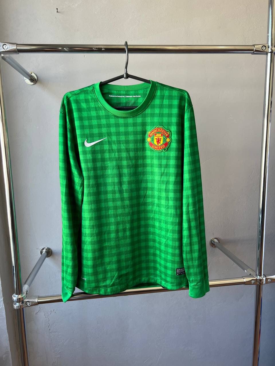 Nike 2012/13 MANCHESTER UNITED GK SOCCER FOOTBALL JERSEY NIKE M Size US M / EU 48-50 / 2 - 2 Thumbnail