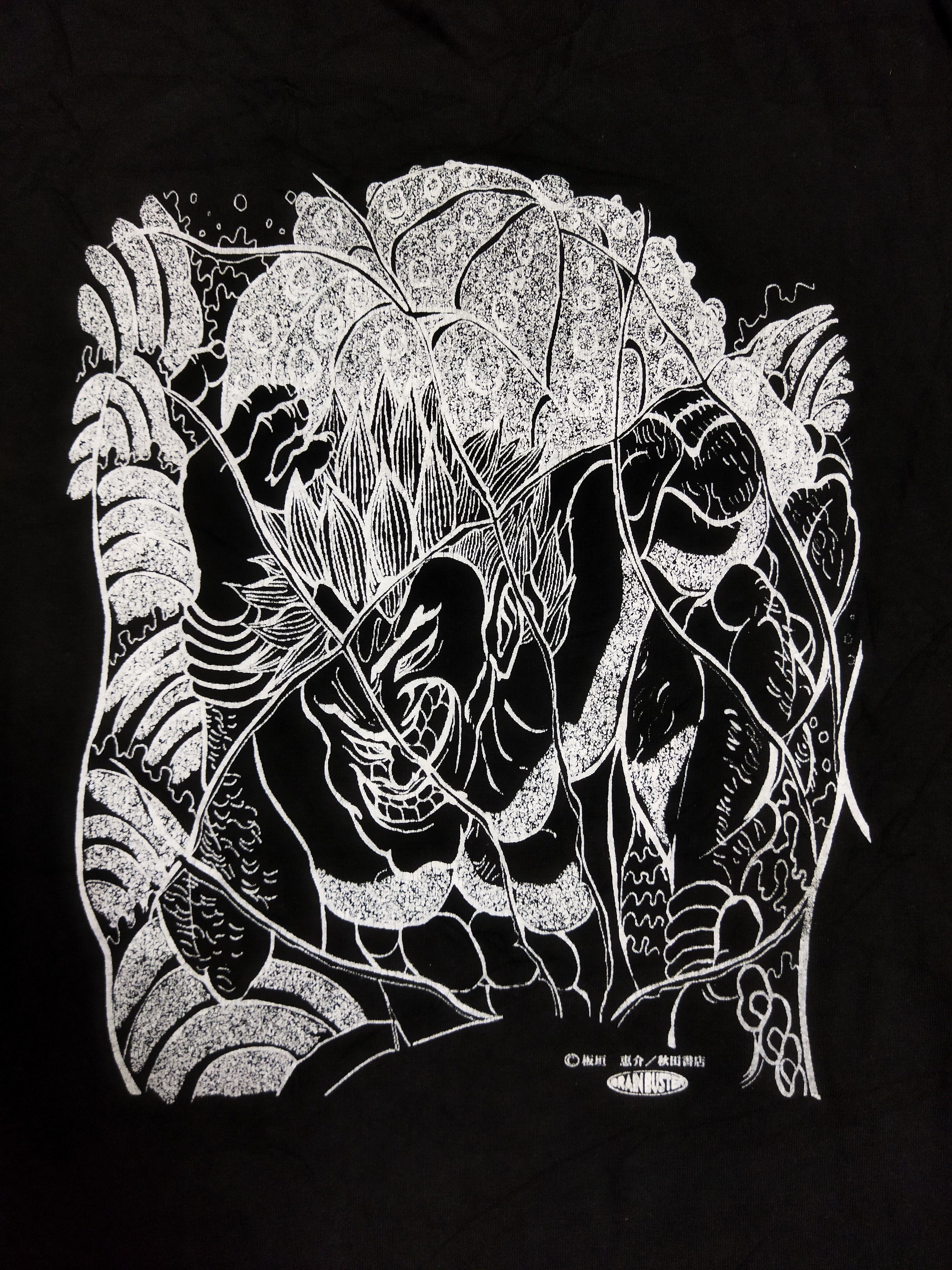 Anime Rare!!! Grappler Baki Keisuke Itagaki Akita Tee Size US L / EU 52-54 / 3 - 3 Thumbnail