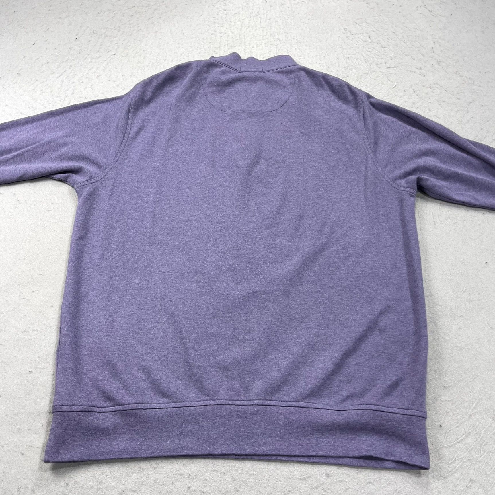 Peter Millar Peter Millar Sweater Mens Large Purple Golf 100% Cotton Interlock 1/4 Zip Size US L / EU 52-54 / 3 - 7 Thumbnail