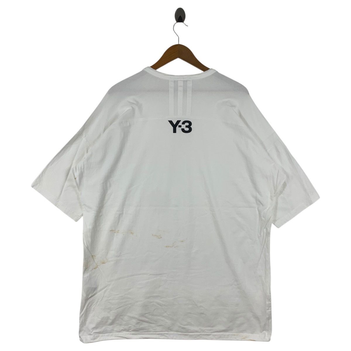 Adidas ADIDAS x YOHJI YAMAMOTO Y-3 white tee shirt Size US L / EU 52-54 / 3 - 4 Thumbnail