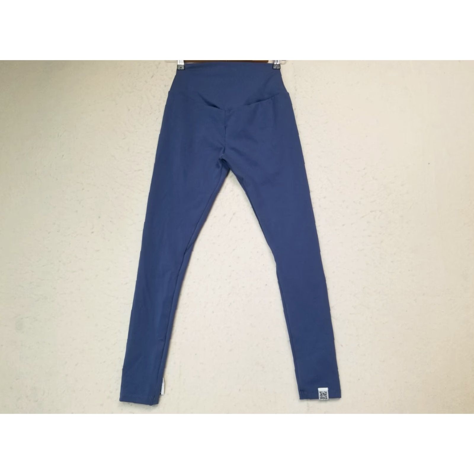 Vintage The Giving Movement Women's Small High Rise Leggings Blue See Pics Flaws Size 28" / US 6 / IT 42 - 2 Thumbnail