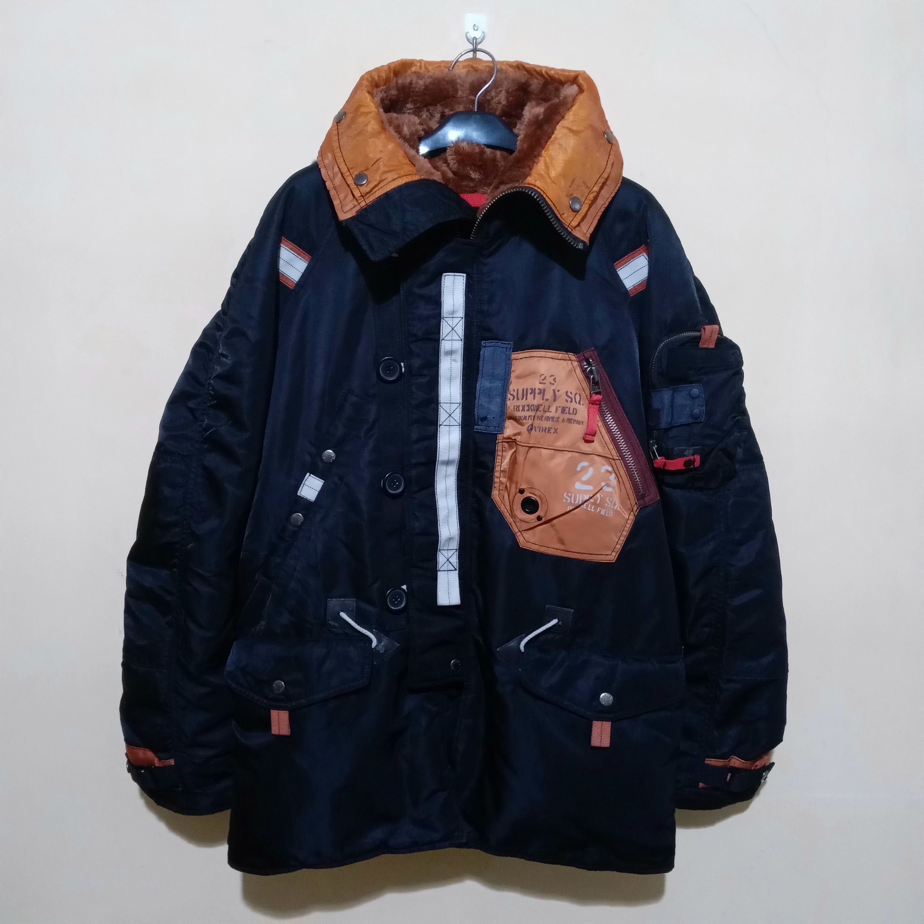 Alpha Industries × Avirex Avirex Jacket Nylon Multipocket Size US L / EU 52-54 / 3 - 1 Thumbnail