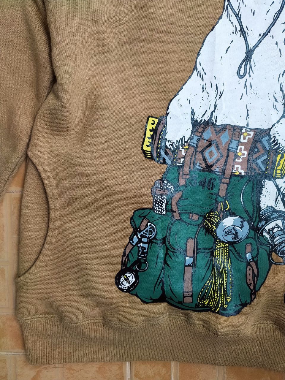 go slow caravan GO SLOW CARAVAN KUBOSHI PRINT HOODIE SIZE 1 Size US S / EU 44-46 / 1 - 3 Thumbnail
