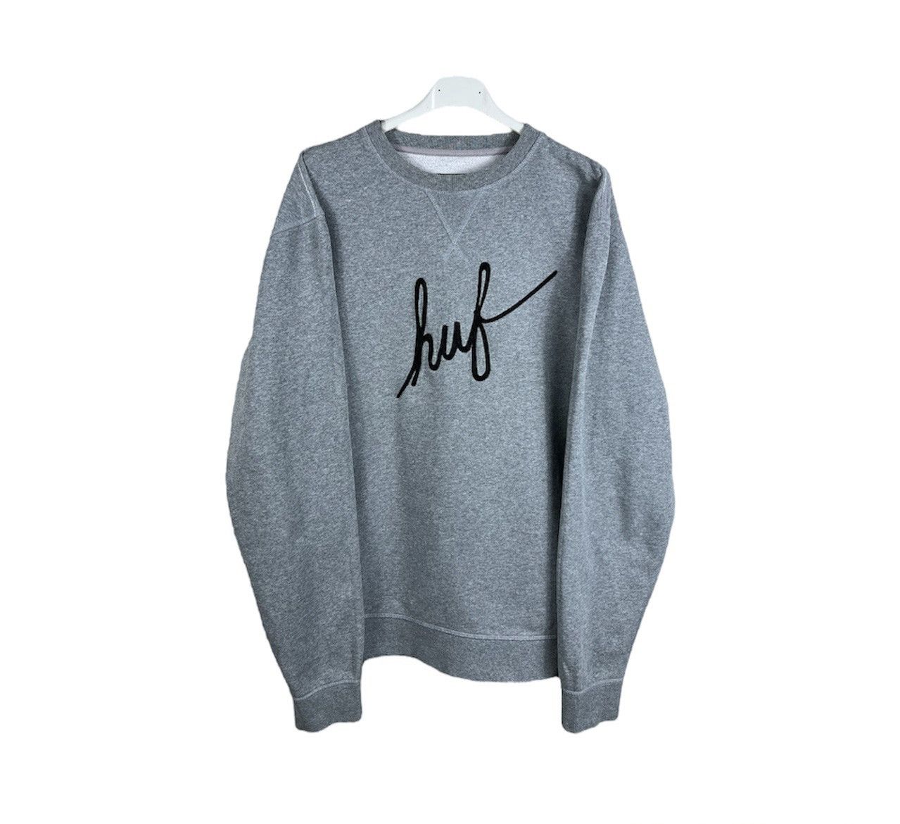 Huf × Vintage Vintage HUF sweatshirt y2k crewneck embroidered logo Size US L / EU 52-54 / 3 - 1 Thumbnail