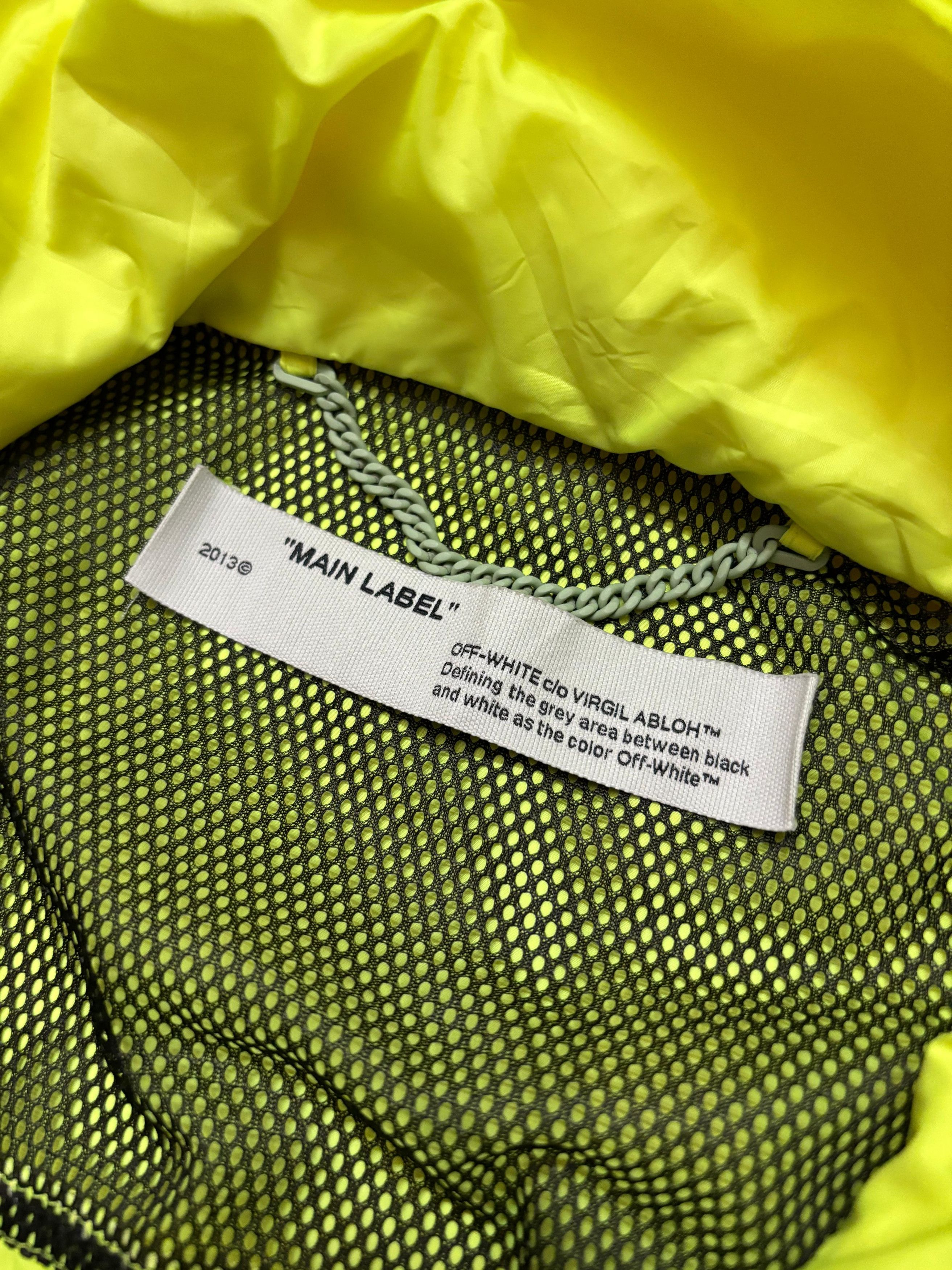 Off-White Off-White Windbreaker 'Neon Yellow' Size US XXL / EU 58 / 5 - 4 Thumbnail