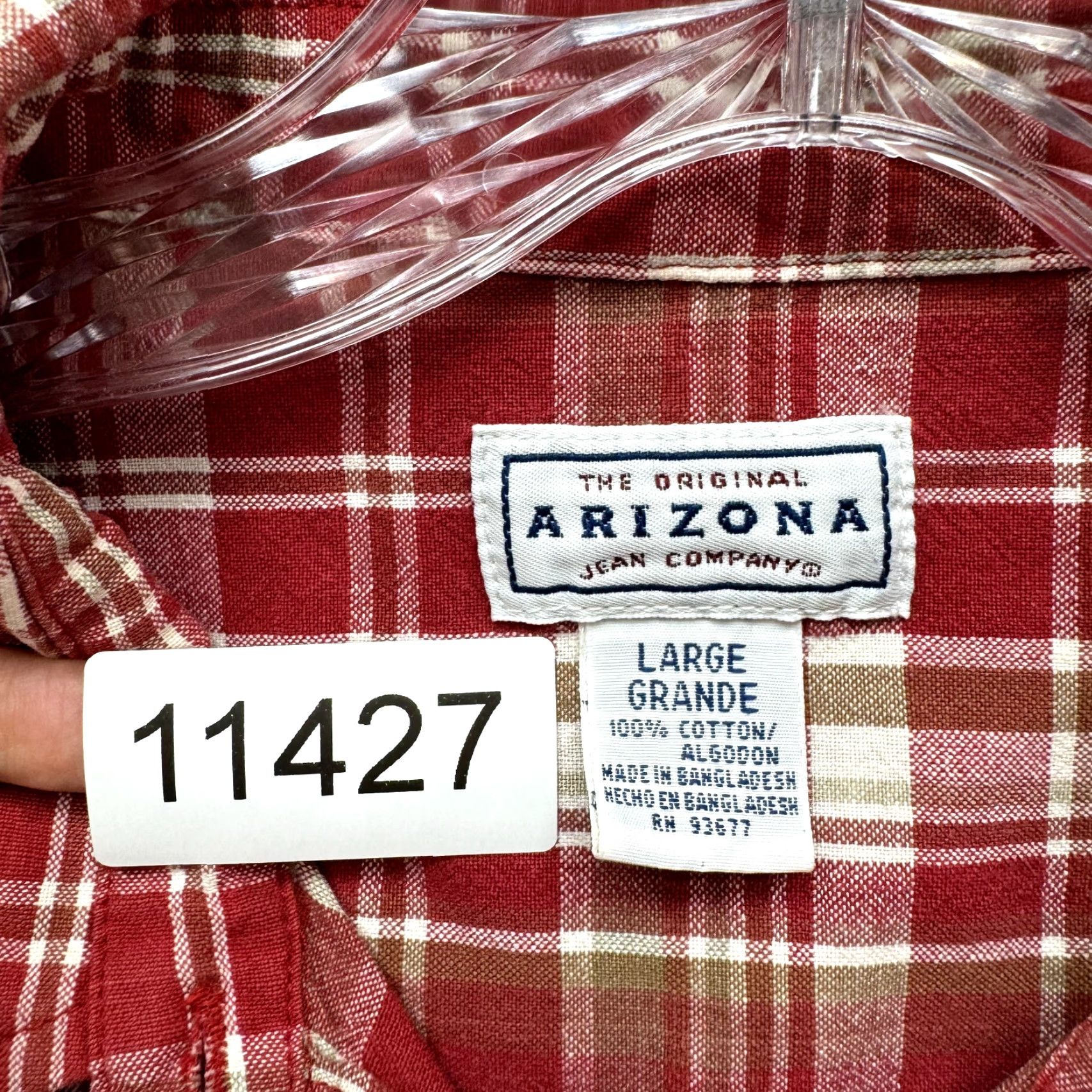 Vintage VINTAGE Button-Up Shirt Top L Large Womens Red Plaid Western Rodeo Americana Shirt Womens L Red Plaid Western Rodeo Americana Size L / US 10 / IT 46 - 6 Thumbnail