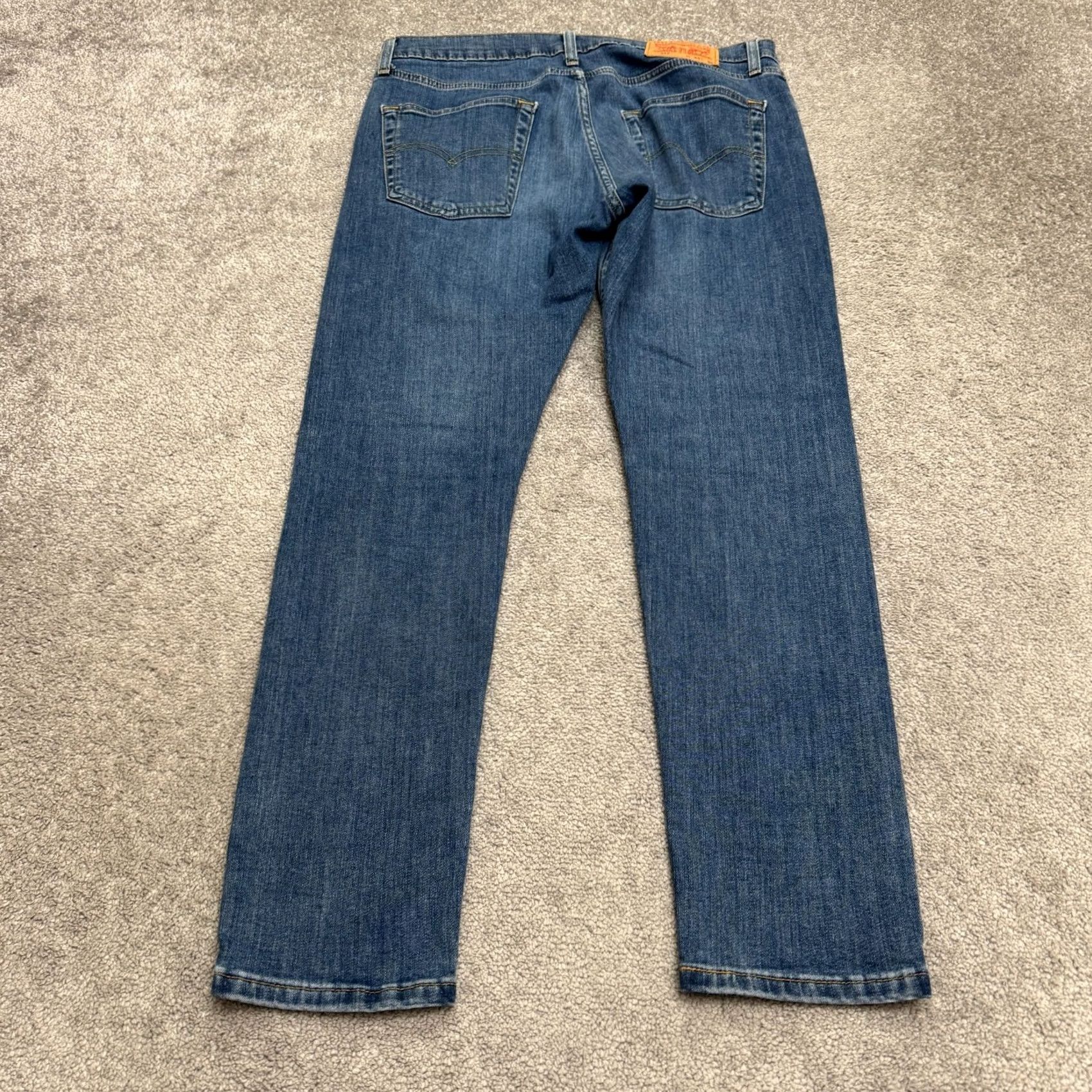 Levi's Levi's 512 Slim Fit Taper Flex All Seasons Tech Denim Jeans Mens 33x30 Blue Size US 33 - 2 Thumbnail