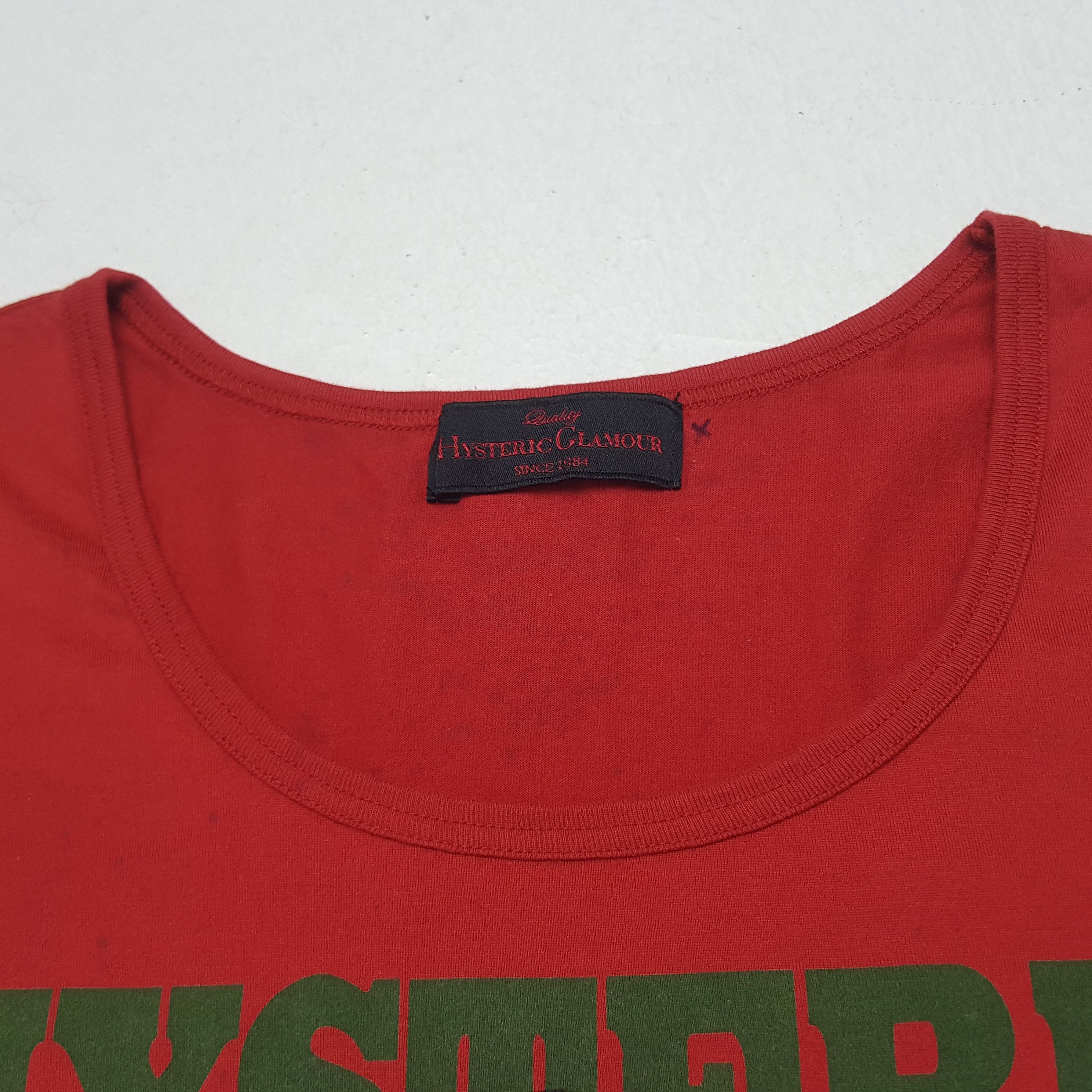 Hysteric Glamour × Japanese Brand × Vintage Vintage Hysteric Glamour Sexy Japan Tshirt Size US XS / EU 42 / 0 - 4 Thumbnail