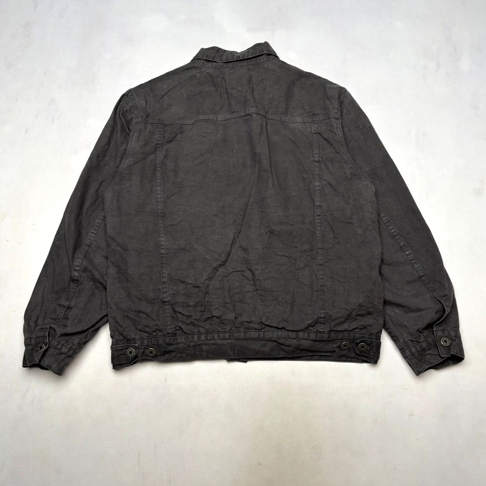 Flint And Tinder Flint and Tinder Waxed Trucker Jacket Flannel Lined Gorpcore Men's Large Size US L / EU 52-54 / 3 - 3 Thumbnail